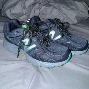 New Balance Women's Gray and Blue Sneakers